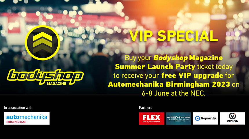 Earn VIP status at Bodyshop Magazine Summer Launch Party