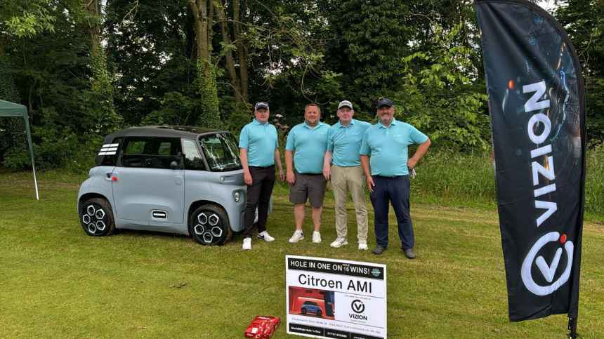Stellantis charity golf day - Citroen AMI