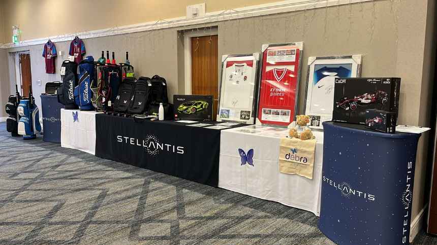 Stellantis charity golf day - auction prizes